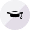 Icon image of a gradation cap